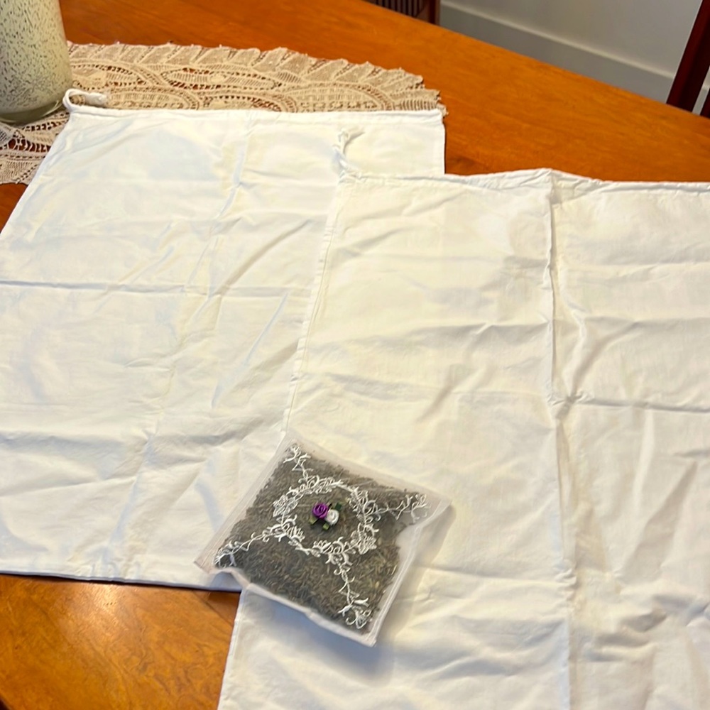 100% cotton sacks